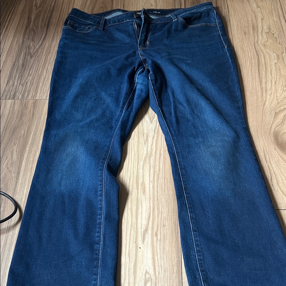 Old Navy Dark Blue Women's Boot Cut Jeans